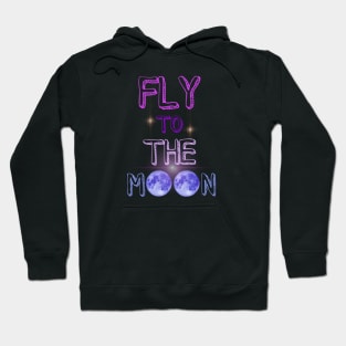 Fly Me To The Moon by kuh Hoodie